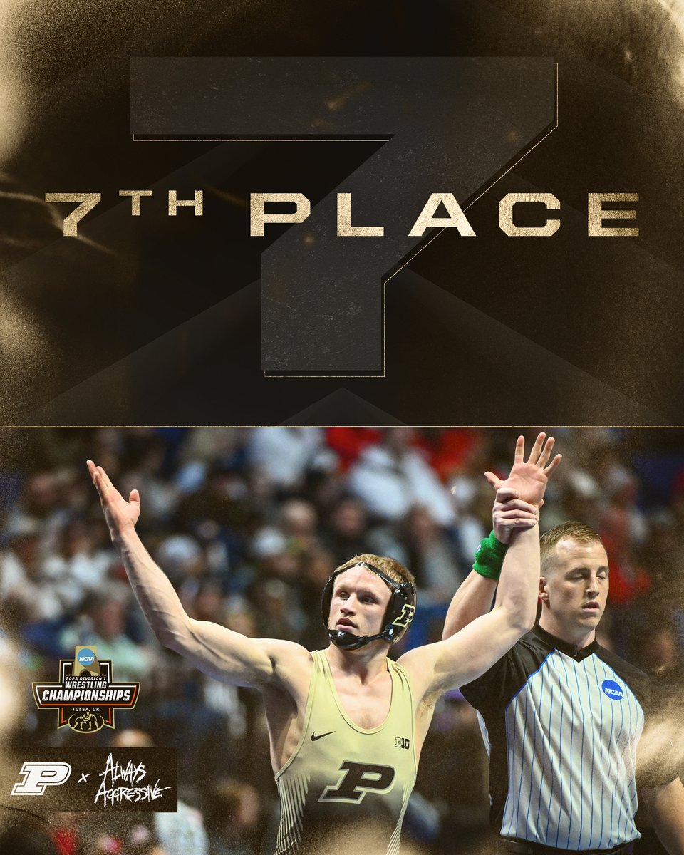 𝙒𝙃𝘼𝙏 𝘼 𝙒𝘼𝙔 𝙏𝙊 𝙂𝙊 𝙊𝙐𝙏 😤

Parker pulls off another one of his classic comeback wins in sudden victory in his final collegiate match to take seventh in Tulsa! 

#BoilerUp🚂 | #AlwaysAggressive