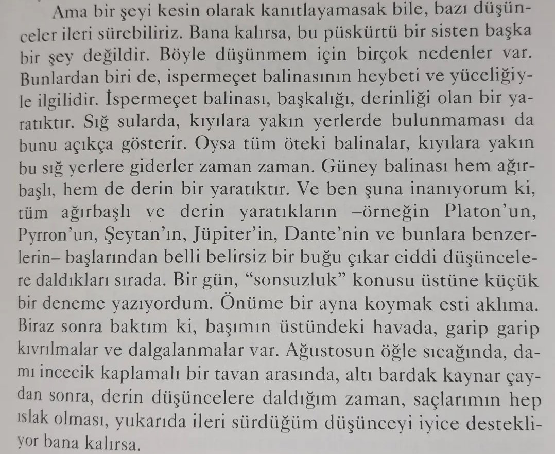 Balina ne püskürtür ? #hermanmelville #mobydick