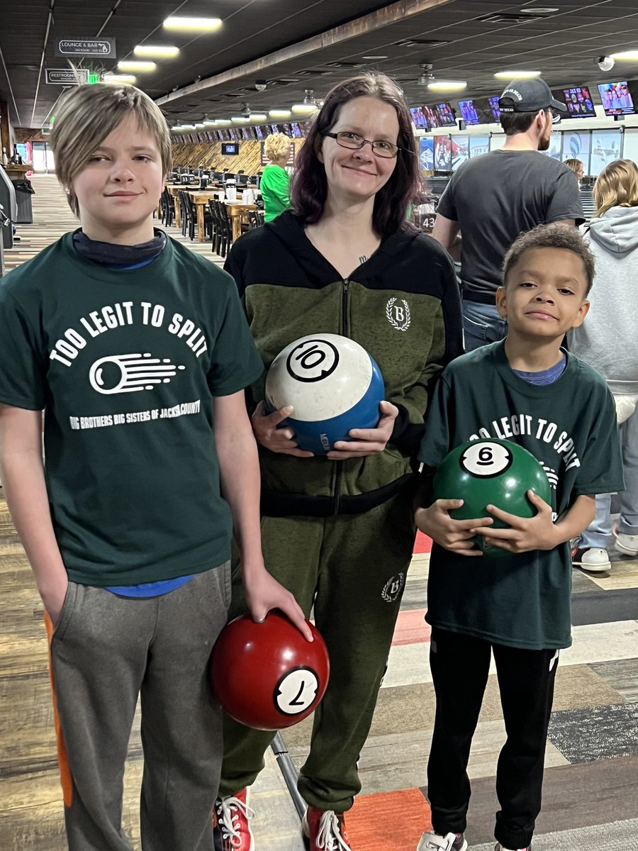 TonyBBBS's tweet photo. Great morning at #JAX60! Youth Bowl for Kidsโ Sake ๐ณ @BBBSJACKSONMI thanks our lane sponsors for helping to make all this fun happen. Appreciate all the Bigs Littles, & volunteers who attended. Consider being a Big to #DefendPotential of local children! https://t.co/tpQc6JaI22