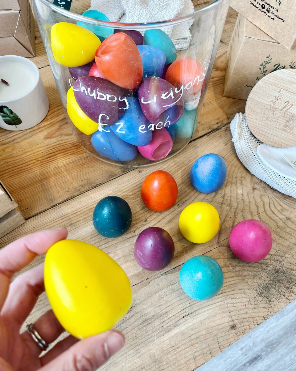 Chubby egg-crayons for Easter!
refillogic.co.uk/gift-store/pla…
£2
#mhhsbd #Easter2023 #eastergift