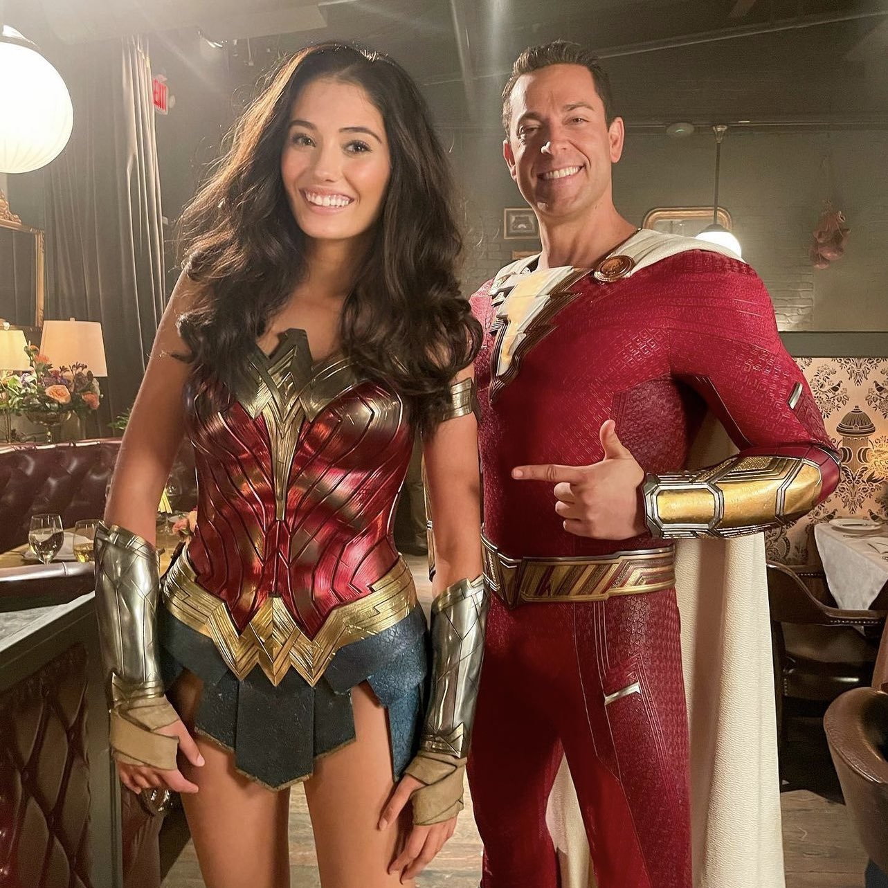 Shazam Updates on X: “Fake Wonder Woman” actress aka body double for Gal  Gadot, Taylor Cahill, on set of #Shazam: Fury of the Gods!⚡️  t.coB6keWbqv8Y  X