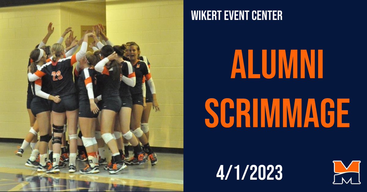Alumni, 3 weeks from today you are due back in Wikert for the annual alumni scrimmage! Please make sure you RSVP to Assistant Coach Shannon. We would love for you all to come out to play or even just to enjoy good company with old friends/teammates! 🗓️😎🤩