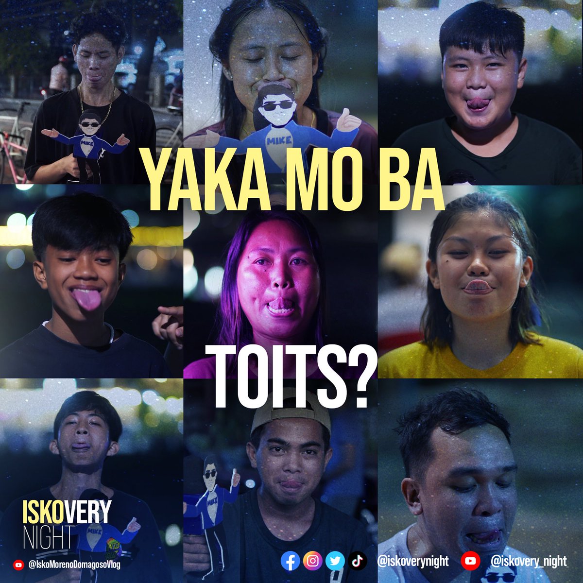 IskoveryNight's tweet photo. Yaka niyo ba ung mga ginawa ng mga chinallenge ni Mike L. Jackson? Sige nga, selfie kayo tapos i-comment ninyo dito sa post natin na ito. 🤳🏼⬇️
#IskoveryNight #IskoveryChinkee #ChinkeeTan #NegosyoTips #KabuhayanTips #IponChallenge #ISKOnversation #CitizenIsko https://t.co/5ROkbVERhb