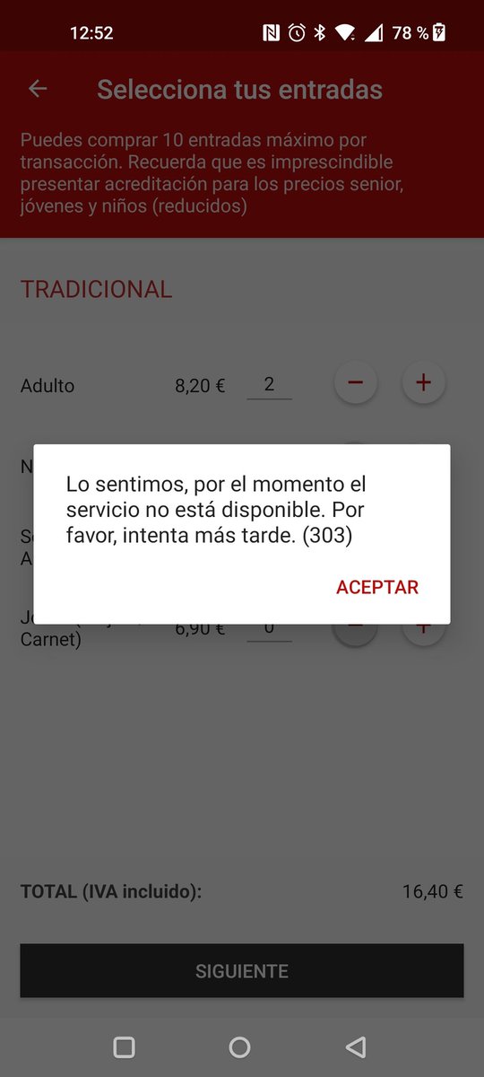 m786658's tweet photo. Desde la aplicación tampoco funciona https://t.co/02Bjo9Aeuc