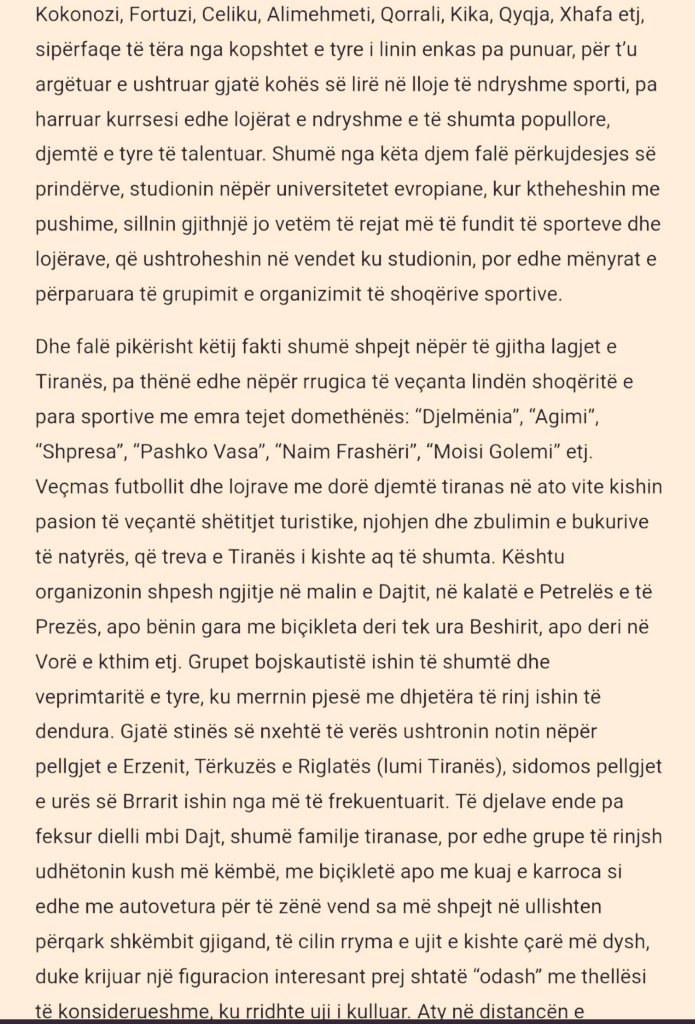 Bardheblu29's tweet photo. #TIRONA #FORCATIRONA #TIRANA
1/2 SPORT KLUB TIRANA
Data e themelimit: 15 gusht 1920
Vendi i themelimit: Qyteti i Tiranës
Ngjyrat e fanellës: Bardheblu
Selia e klubit: Stadiumi “Selman Stërmasi”
Historia e klubit marrë nga faqja zyrtare
"KF Tirana" https://t.co/hGNRypZ3Cq ➡️ https://t.co/m2qFzpRjr9
