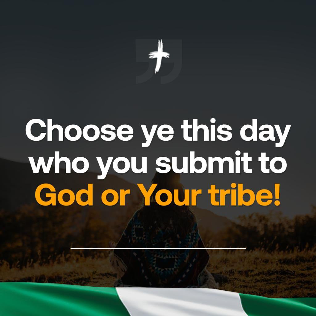 victoriaorenze's tweet photo. A warning to those who are Christians, who are meant to be and think from Zion, but are still practising tribal divide, judgment is knocking! Repent!! Jesus Christ does not stand and will not stand for such! 

Nigerians be at rest, God is involved in this and when He is done- https://t.co/jMGWKOSeiW