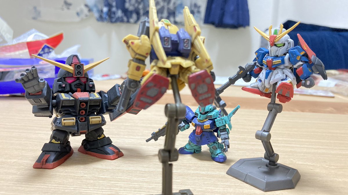ck5ymn's tweet photo. #この際だからフォローしてみませんか
#ガシャポン戦士
#SDガンダム
 私はガシャポン戦士モデラーです！
ガシャポン戦士フォルテを塗装して愛しています！ https://t.co/HocKEvHCLn