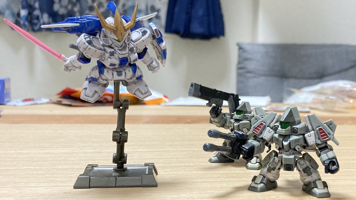ck5ymn's tweet photo. #この際だからフォローしてみませんか
#ガシャポン戦士
#SDガンダム
 私はガシャポン戦士モデラーです！
ガシャポン戦士フォルテを塗装して愛しています！ https://t.co/HocKEvHCLn