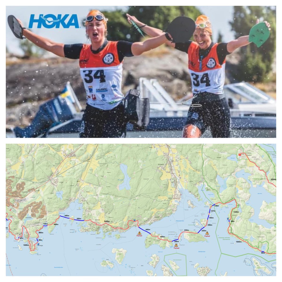JapanSwimrun's tweet photo. 2023年7月22日　スイムラン発祥の地スウェーデン、Karlshamns Skärgårdで
ERIKSBERGからKARLSHAMN までの全長26kmのHOKA Island challenge 開催。アイランドホッピングが楽しそう！

https://t.co/S043WqLZfD
#swimrun #丸沼スイムラン
#トライアスロン https://t.co/DnQ32lWUUM