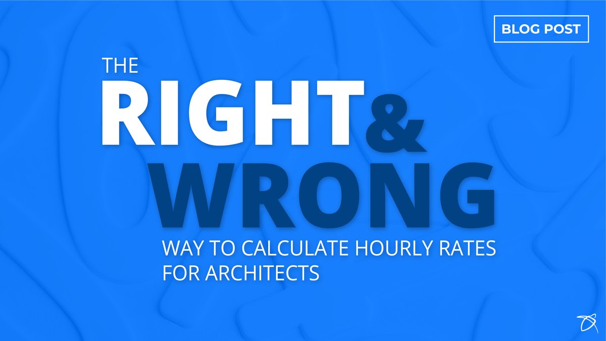 DesignFeeWizard's tweet image. Today, Ian Motley will discuss the "Quick 3-Step Guide for calculating hourly charge-out rates for #Architects, #InteriorDesigners, and #DesignProfessionals."

Full article on the following link: ow.ly/K0Hb50LmMOR