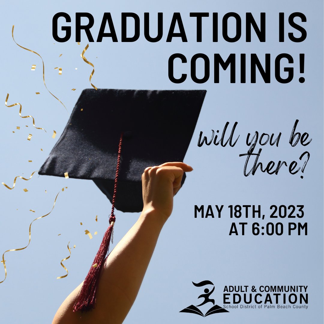 Graduation is just 2 months away.  Have you registered yet? ow.ly/I7rg50Ni91o