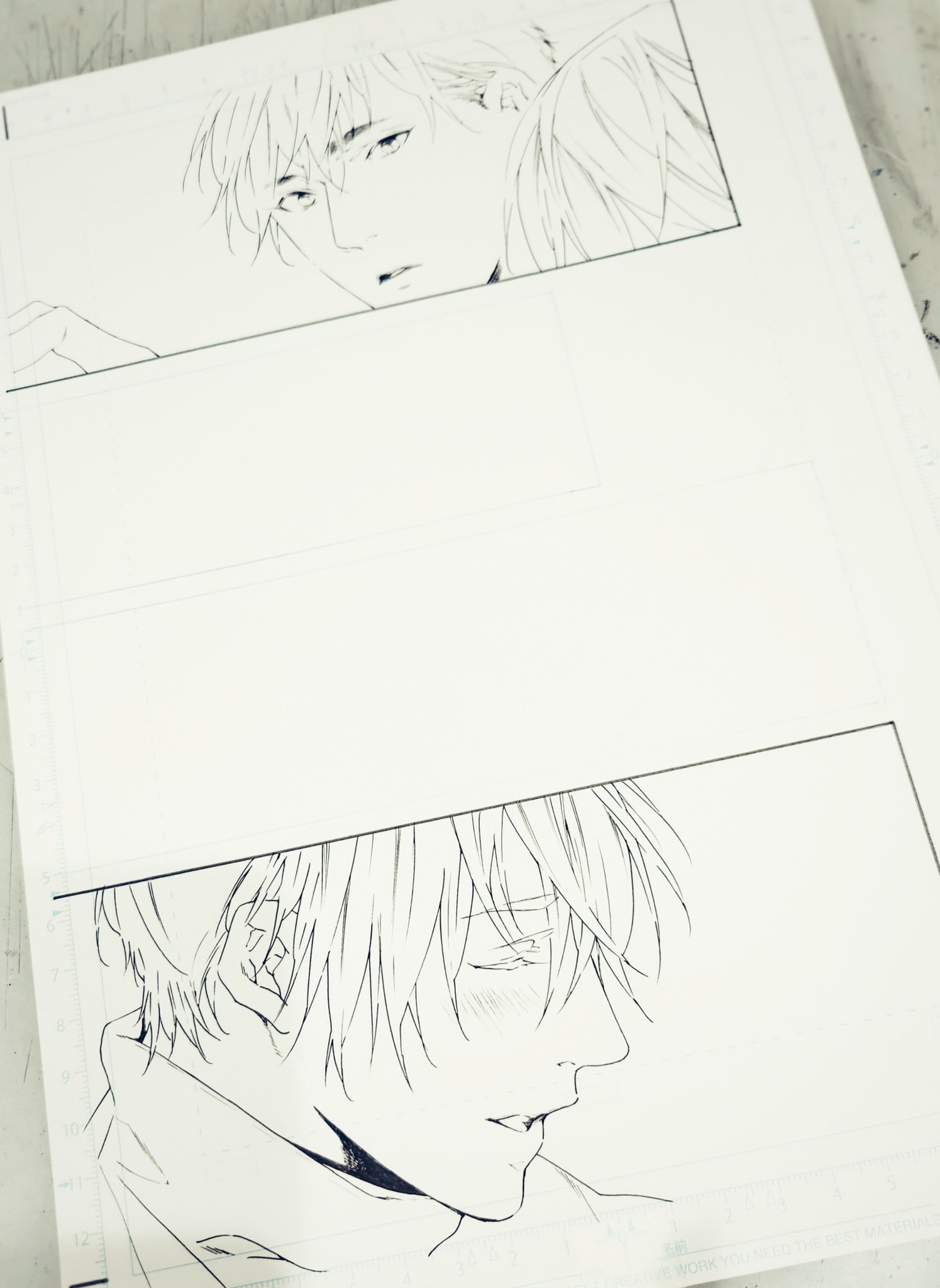 1/5まで 麻生ミツ晃先生 アクリルプレート 世界でいちばん遠い恋 直筆