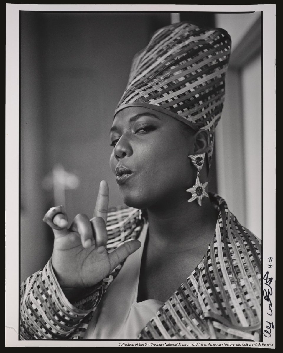 NMAAHC's tweet photo. #OnThisDay, Dana Elaine Owens — known professionally as Queen Latifah — was born in Newark, New Jersey. She broke barriers and set standards as a rapper, a singer, and an actress. #SmithsonianWHM #NMAAHCHipHop https://t.co/tF4xHtq0IL