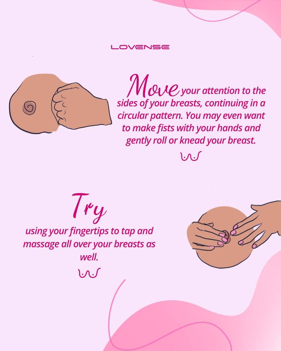 Lovense's tweet photo. Breast massage can be used for many purposes, from identifying breast cancer to improving breastfeeding. Here are some tips on how to perform it properly.
📖Nipple Play 101: https://t.co/8LJKvdtLAR
#lovense #breastmassage #breast #selfcare #health #selfwellness https://t.co/CB6MLvQQeU