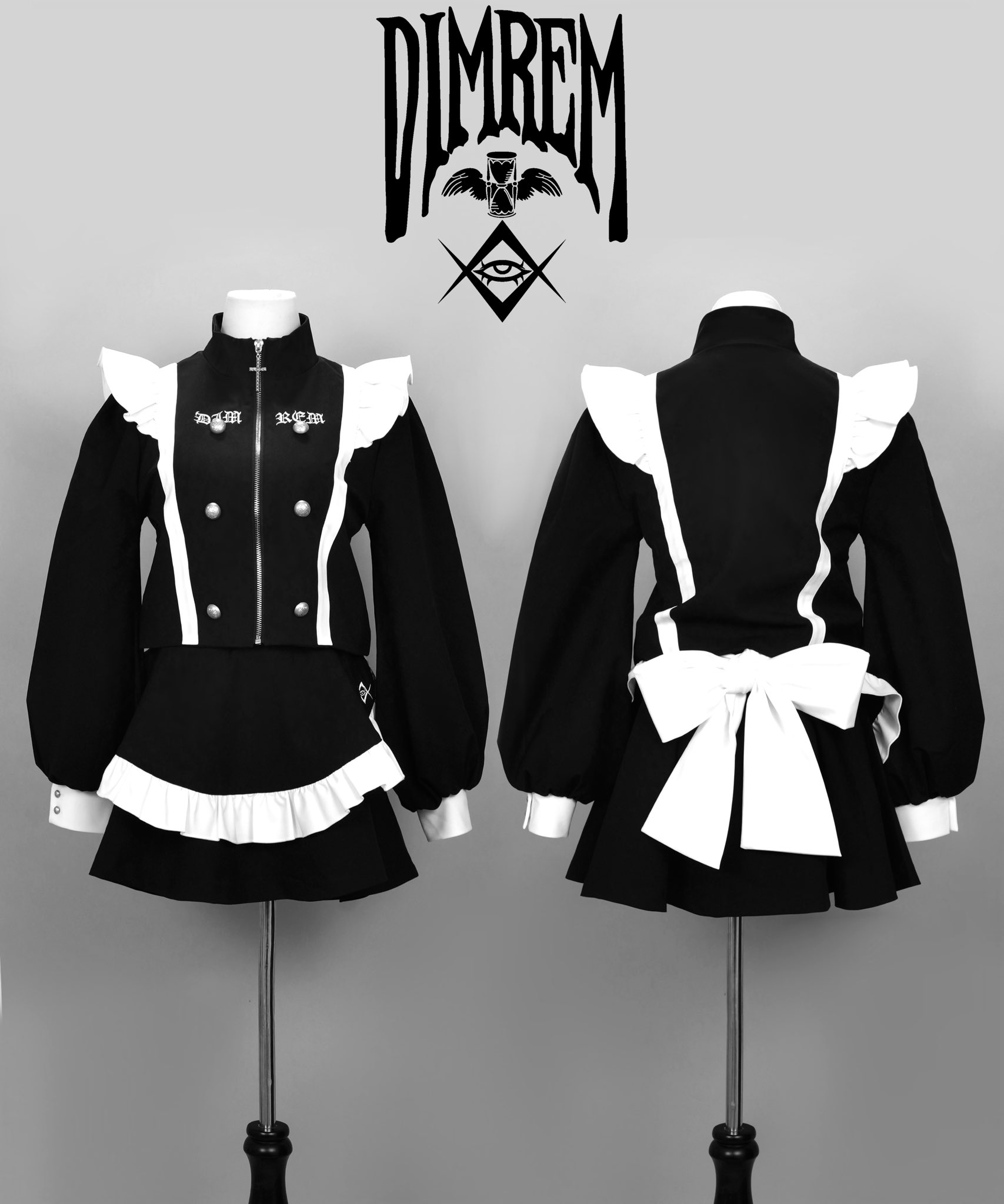 DimMoire×REFLEM超メイドSET 妥当 UP【Black】 ディムモアール DimMoire×REFLEM超メイドSET 妥当 UP【Black】 ディムモアール