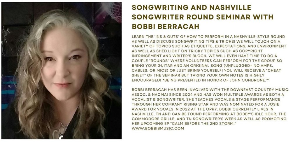 Guess who is presenting a seminar at NACMAI today? :) If you are competitor, sign up at front desk at theatre. Let's play some music! #NACMAI #PigeonForge #bobbibmusic #Songwriter