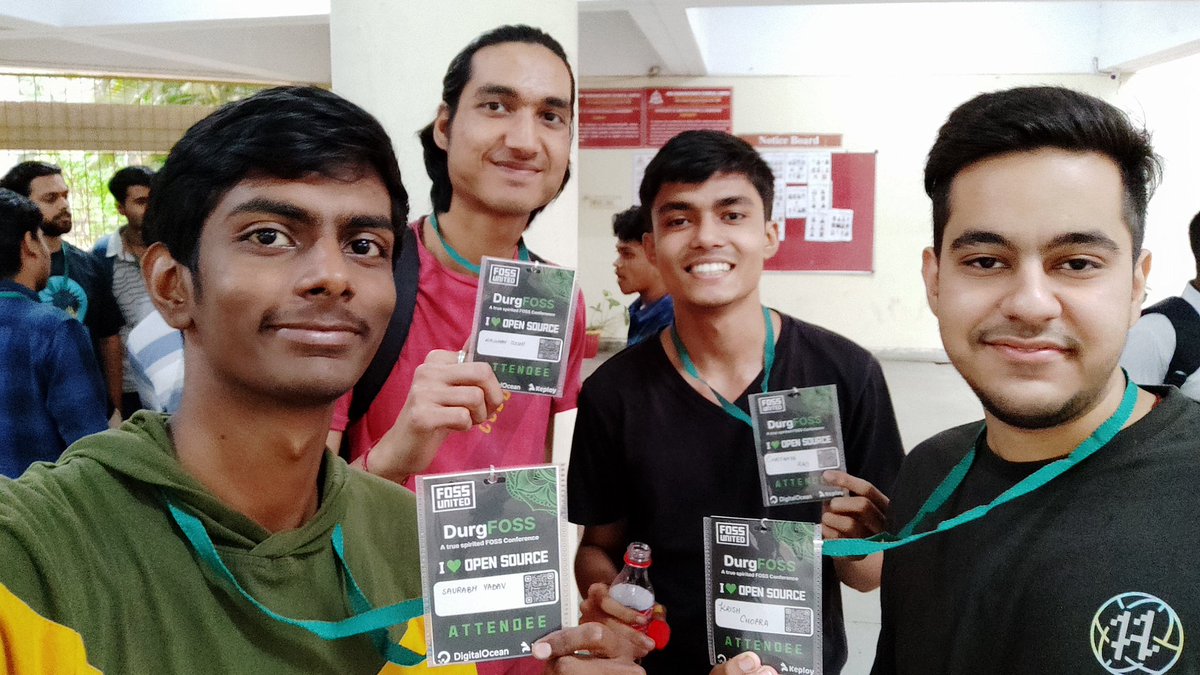Skyadav230602's tweet image. The last session of the DurgFOSS is going to end soon. It was such an amazing and insightful experience about open source. The speakers were really amazing and I thank the team for organizing such an event. #DurgFOSS #opensource #digitalocean #keploy #fossunited