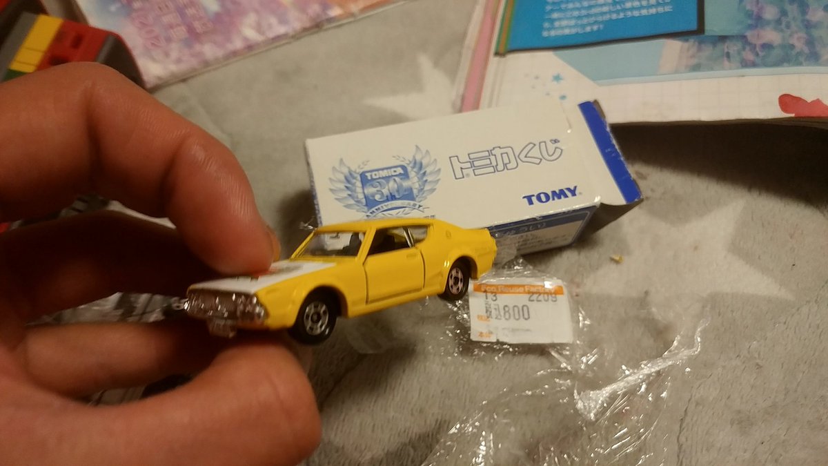 地方のホントになにもないオフハウスのいかにも昔からの売れ残りが多いホビーコーナーで購入したトミカくじ　車種は書いてないので開けたらまさかの旧金型のケンメリ