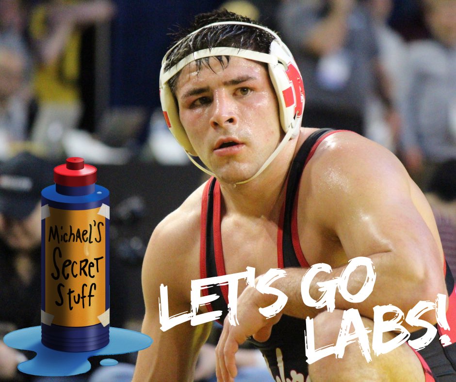 JesssBlogs's tweet photo. Positive vibes for @MikeyLabriola from @HuskerWrestling. You got this tonight💪🏼 #MikesSecretStuff #MikeyLabs https://t.co/kSGlkHSVAV
