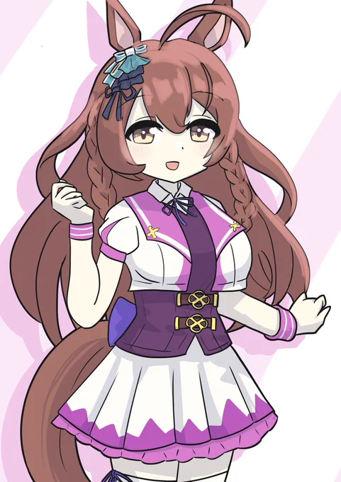 スペちゃんの勝負服を着たブライト#ウマ娘 #メジロブライト 