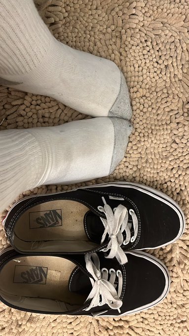 You feet slaves are gonna get a nice treat today. I&rsquo;m finally back to wearing my tube socks all day,