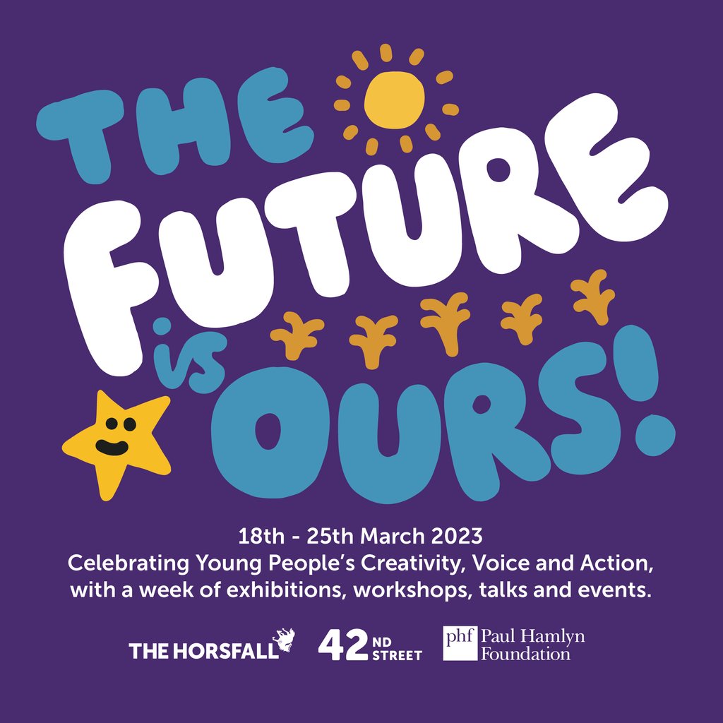 Join The Horsfall in celebrating young people, their wellbeing & incredible creativity with the third #TheFutureIsOursFestival, 18th-25th March. Visit @thehorsfall socials for event previews & how you can get involved

#CreativeHealth #MCREvent #Ancoats #TheRightToACreativeLife