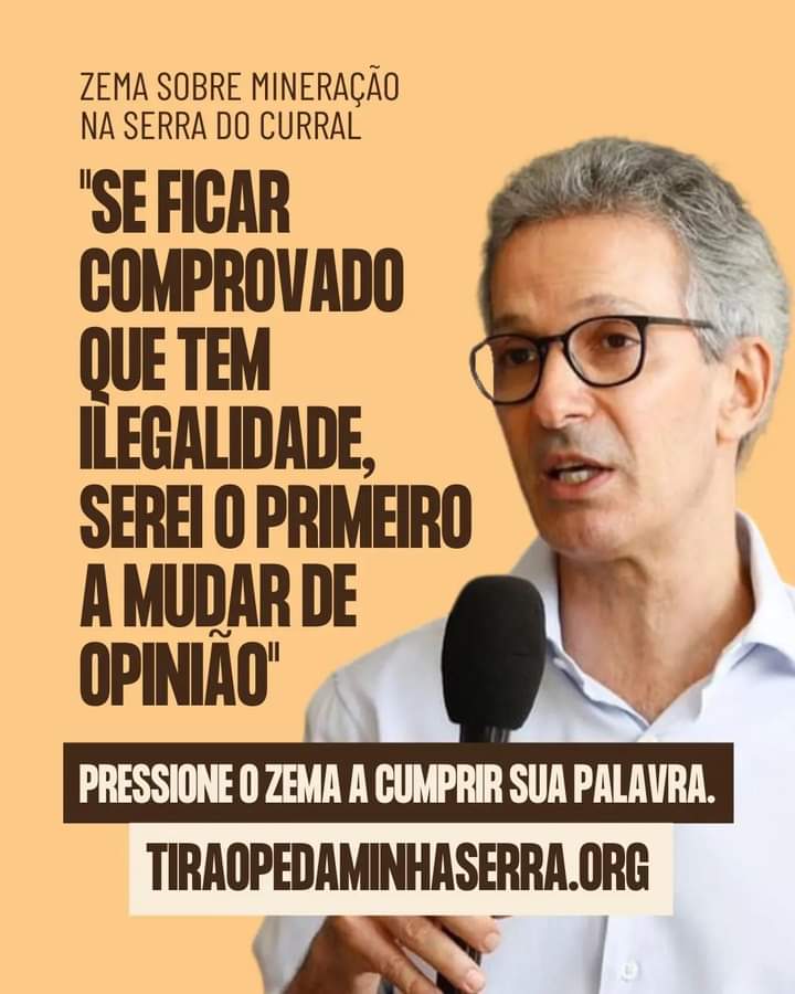 andreiadejesuus's tweet photo. Só queremos que o governador Romeu Zema cumpra sua palavra. Ele tem poder para anular as autorizações para mineração na Serra do Curral. Mas pra ele nos ouvir, precisamos fazer mais barulho! 🗣️

+

@minhabh_ https://t.co/JAxMYT2WyO