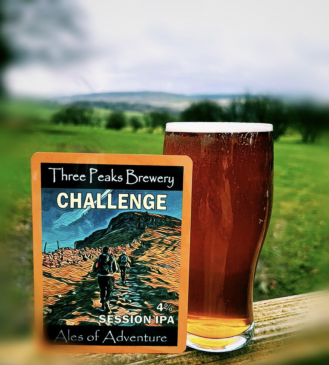 A little incentive for all our residents attempting #threepeakschallenge this weekend.....your reward awaits you! 🍺 #perfectpint #CAMRA #realale #yorkshiredales #countryinn