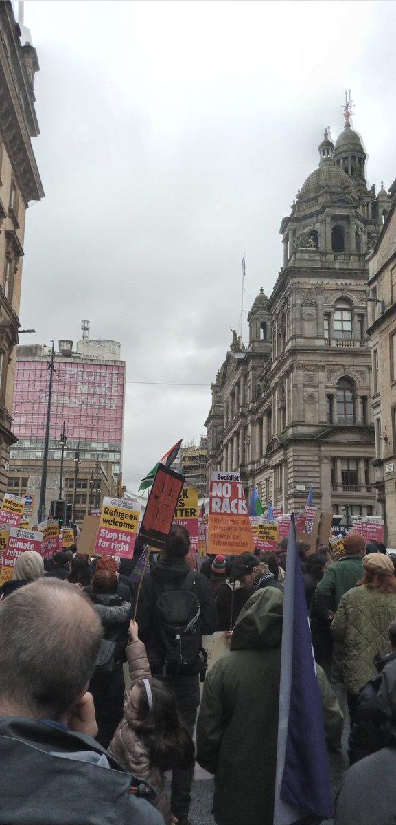 Glasgow #refugeesarewelcomehere #ResistRacism