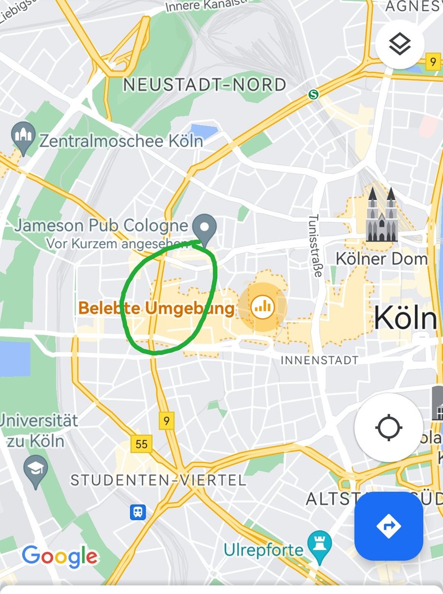 PhilipMothersol's tweet photo. @jamesallcott "Brauhaus Früh am Dom" for during the day could be interesting as a visiting stag. Later I'd head towards the area marked on the Pic. Lots happening there bars and restaurants and clubs.

If you like decent Techno clubs you should go to Ehrenfeld. Very decent club is "Artheater" https://t.co/u3k0DZ7biB