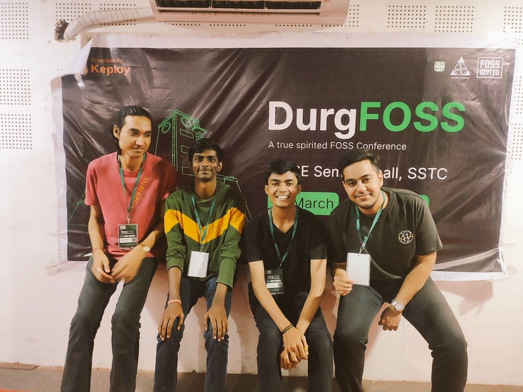 kenma_2110's tweet image. I am pleased to share that the final session of DurgFOSS is drawing to a close, marking the culmination of a valuable and insightful event. #DurgFOSS #opensource #digitalocean #keploy #fossunited