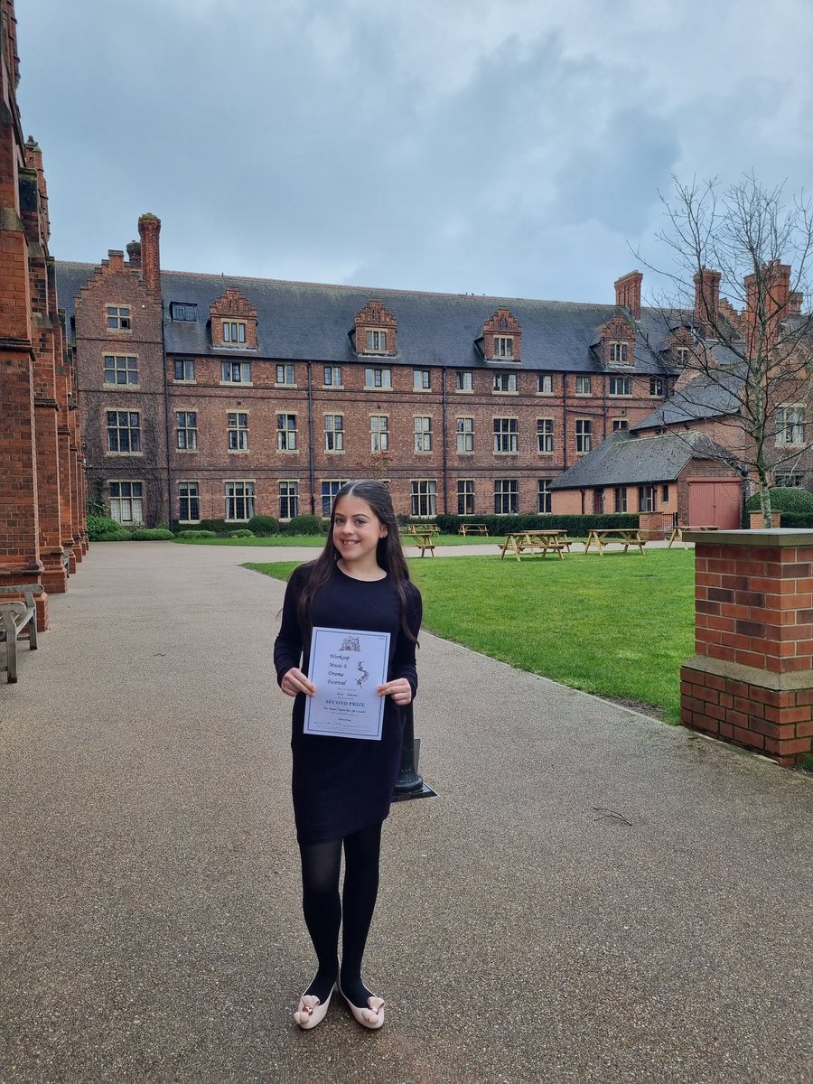 I've just finished my first entry in the Worksop Music Festival and got 2nd place in Musical Theatre Solo for years 7, 8 and 9 <a href="/Outwood_Valley/">Outwood Academy Valley</a> #ValuedatValley