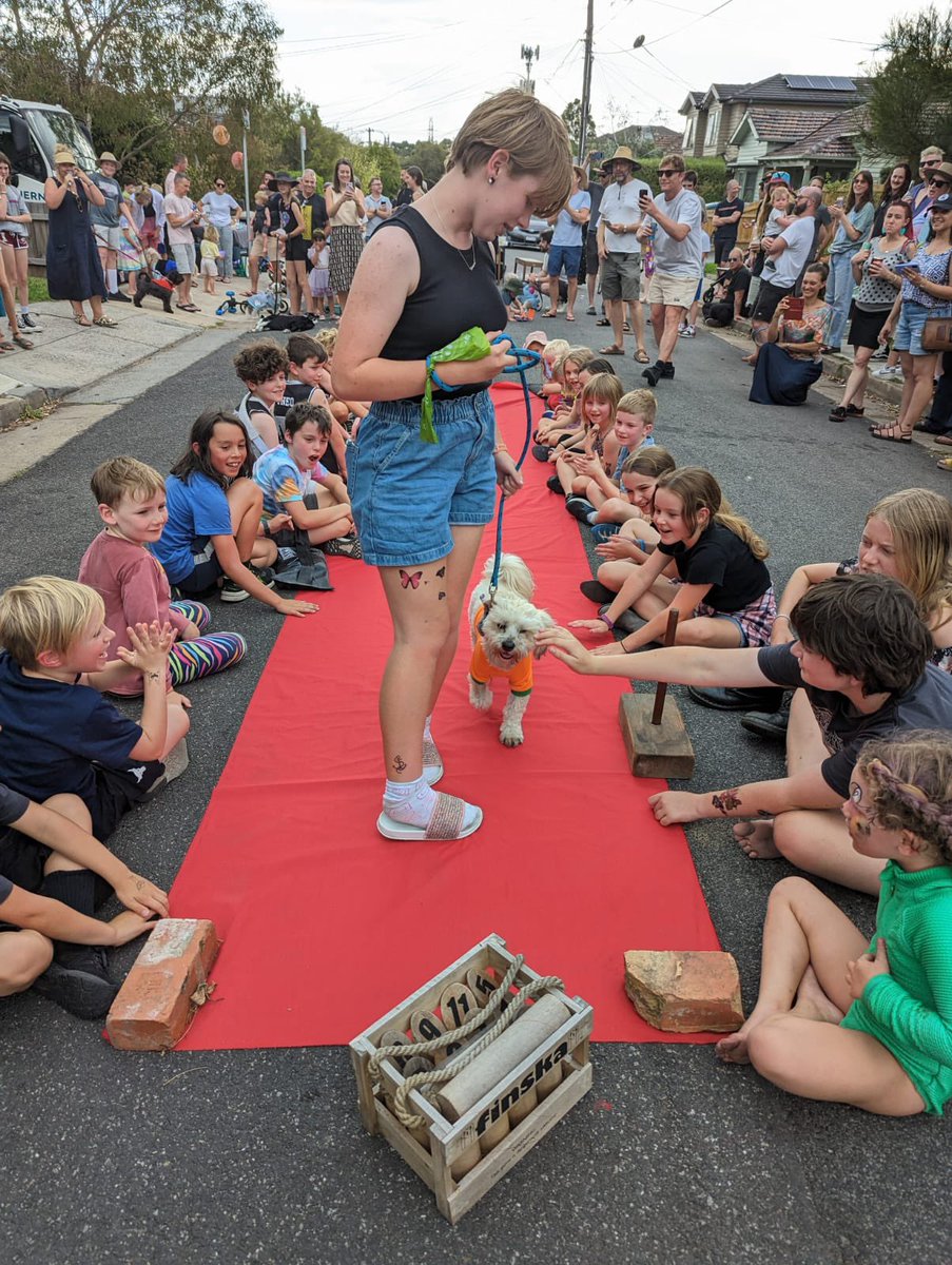 ambomum's tweet photo. Thanks @CityofDarebin for always supporting our street party. This year’s highlight: the doggy fashion parade. https://t.co/z2S1zKfqPK