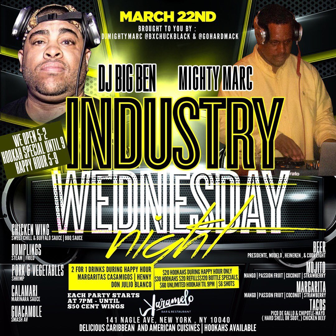 This Wednesday My Boy “Benito” is with me aka <a href="/DJBIGBEN/">БИГБЕН aka BIG SEXY</a> @ KARAMELO LOUNGE IN THE HEIGHTS/ DYCKMAN NYC🗽🎬🎬