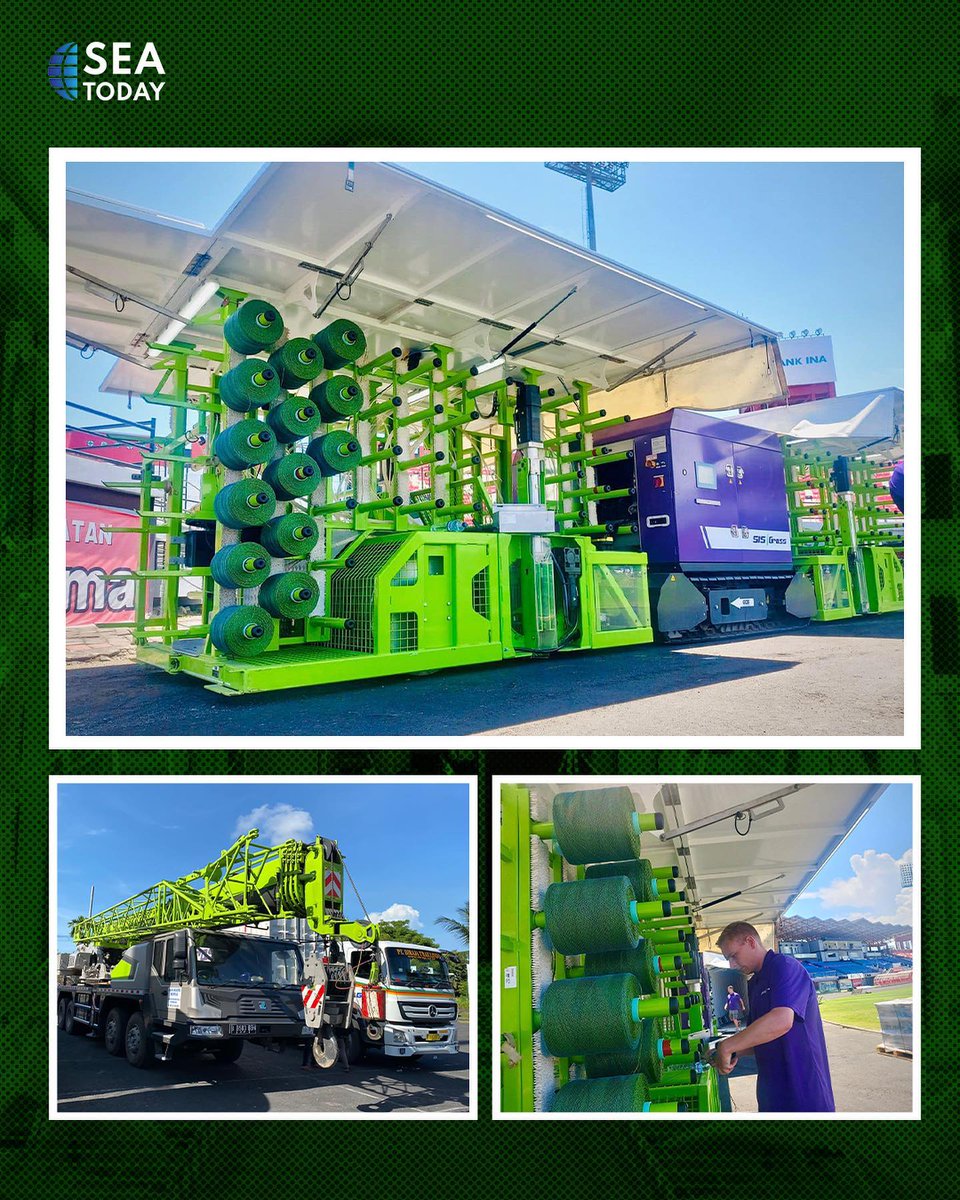 The FIFA-recommended pitch stitching machine has arrived in Bali on Saturday (3/18). The machine will be used in rotation in stadiums to improve the quality of the pitches that will be used for the 2023 FIFA U-20 World Cup.

#SEAToday #SEATodayNews #FIFA #U20 #World #Sport
