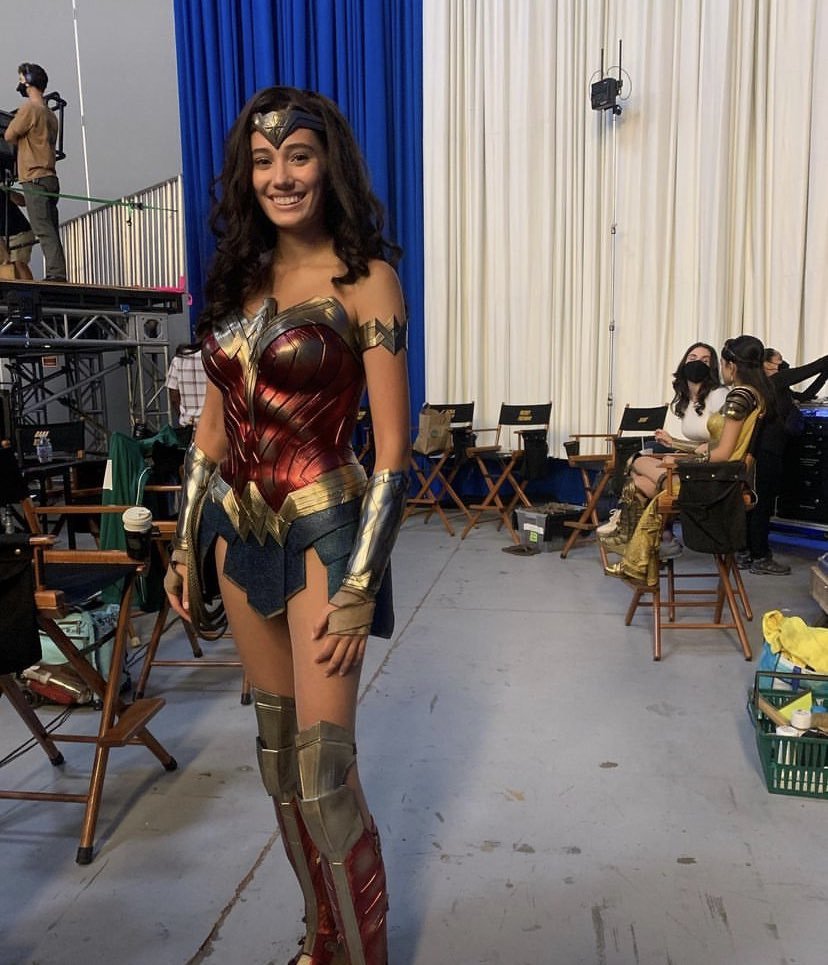 Shazam Updates on X: Gal Gadot as Wonder Woman behind the scenes