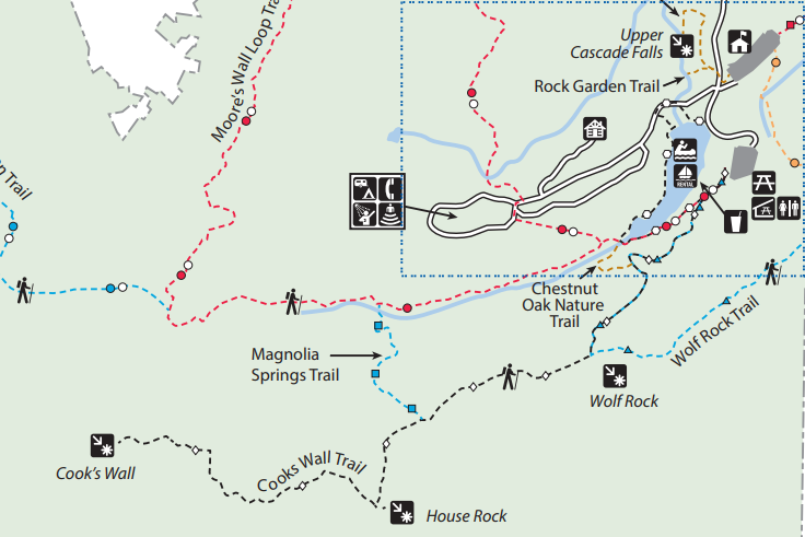 Wonderful Friday at Hanging Rock State Park hiking the Cooks Wall Trail. Wolf Rock and House Rock were astounding sights and worth the hike.  
#santalovescamping 

lighterpack.com/r/nfipok

hylerslovecamping.blogspot.com/2023/03/hangin…