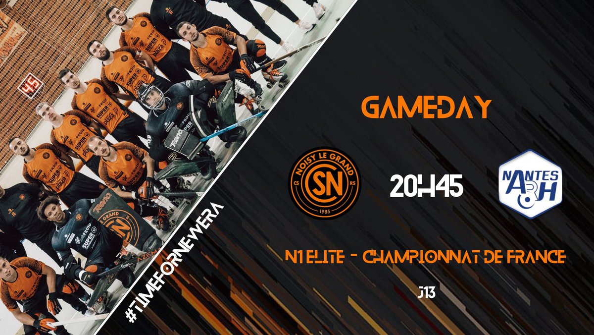 GAMEDAY 🔥

Notre N1F reçoit Aix-les-Bains à 16h45, on compte sur elles pour aller chercher les 3 points 💪🏼

Notre N1 Élite affronte Nantes ce soir , nos joueurs ont absolument besoins de s’imposer s’ils veulent rester dans le trio de tête 👊🏼

ALLEZ NOISY 🧡🖤

<a href="/OK_SCOUTER/">OK SCOUTER</a>