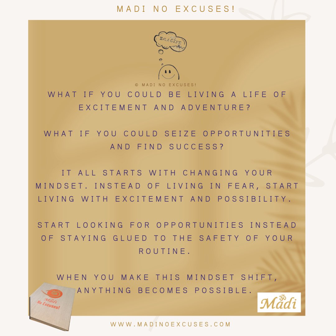 MadiNoExcuses's tweet photo. YOU ARE YOUR STORY 
Tragic events in your past can hold the secrets towards achieving the success you deserve. So let me explain how analysing your story can impact your past, present and future story. 
#Stories are powerful. 

https://t.co/bxmgVLmrfa

#MadiNoExcuses #yourstory https://t.co/frEXY9Bx2H