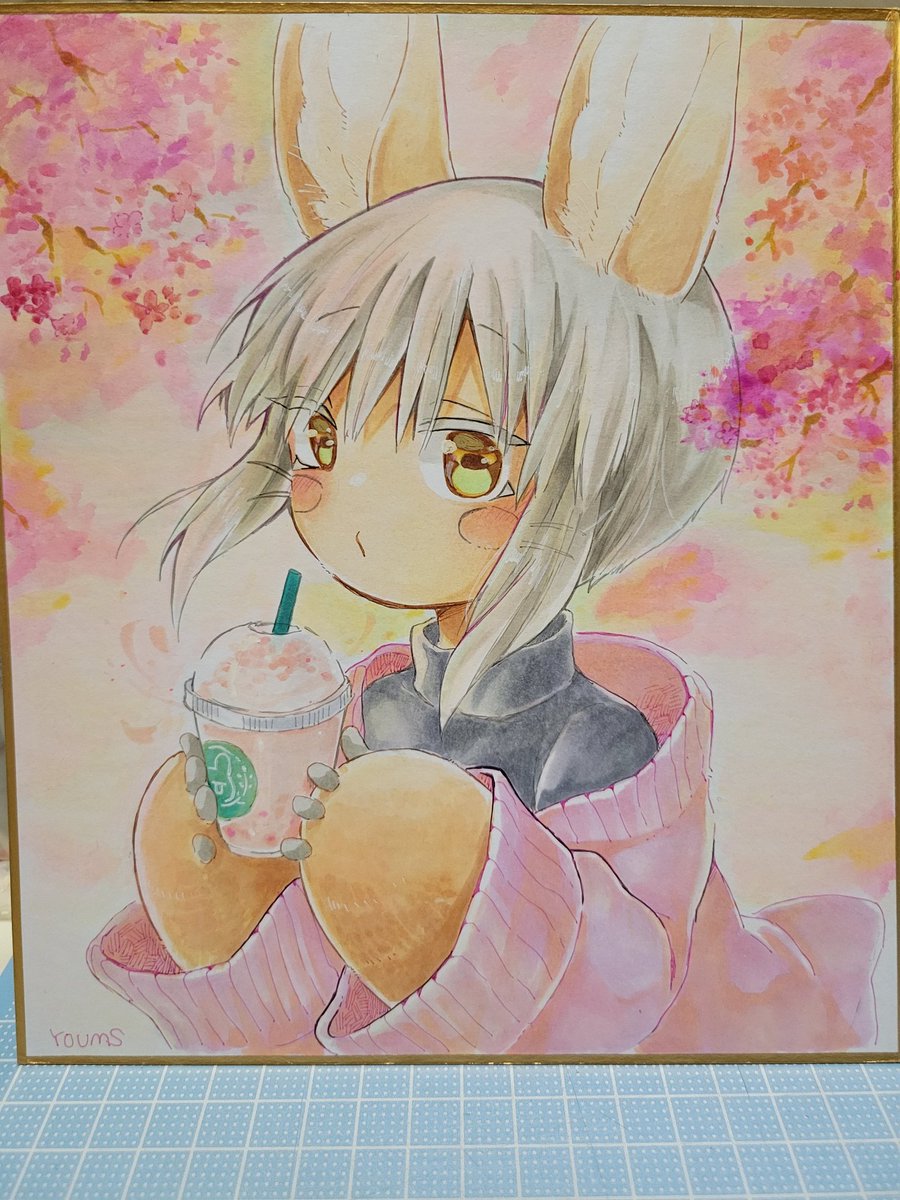 nanachi (made in abyss) whiskers 1other other focus animal ears holding solo cup  illustration images