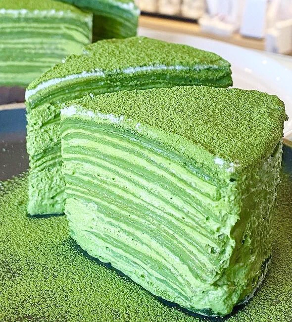 抹茶でむせそう！鈴鹿抹茶を堪能できるミルクレープ！