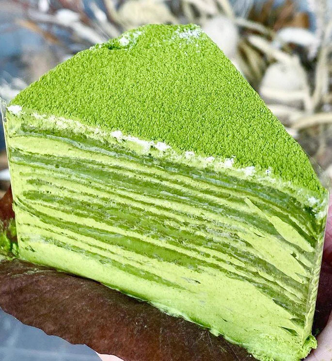 抹茶でむせそう！鈴鹿抹茶を堪能できるミルクレープ！