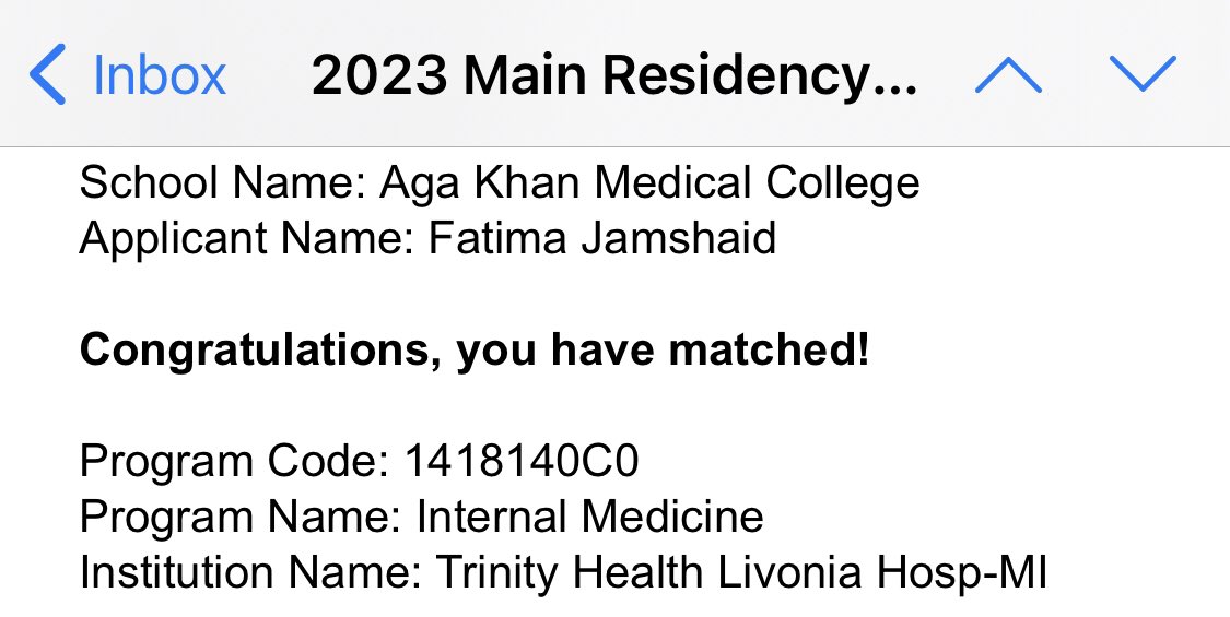fatimajamshaid5's tweet photo. Matched with my partner-in-crime at @TH_Livonia_IM!!! Couldn’t be more happy 🌻 

@SameerAMallick2 let’s go! https://t.co/agIbLUSama