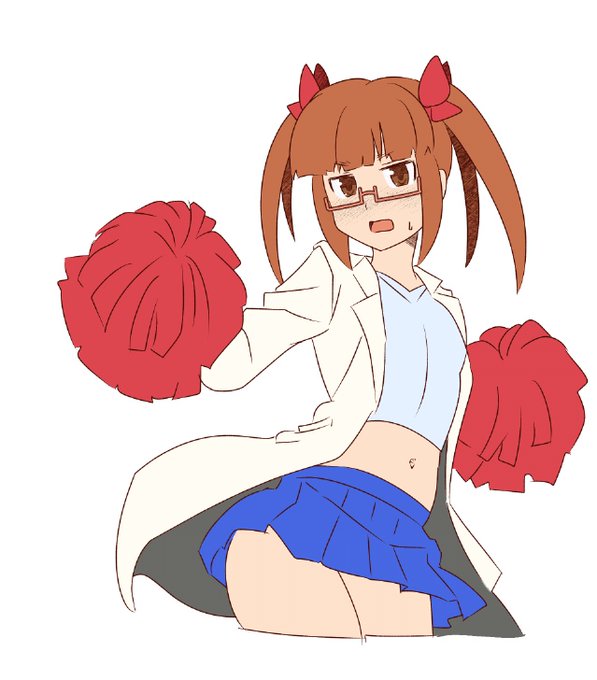 途中チア晶葉。 