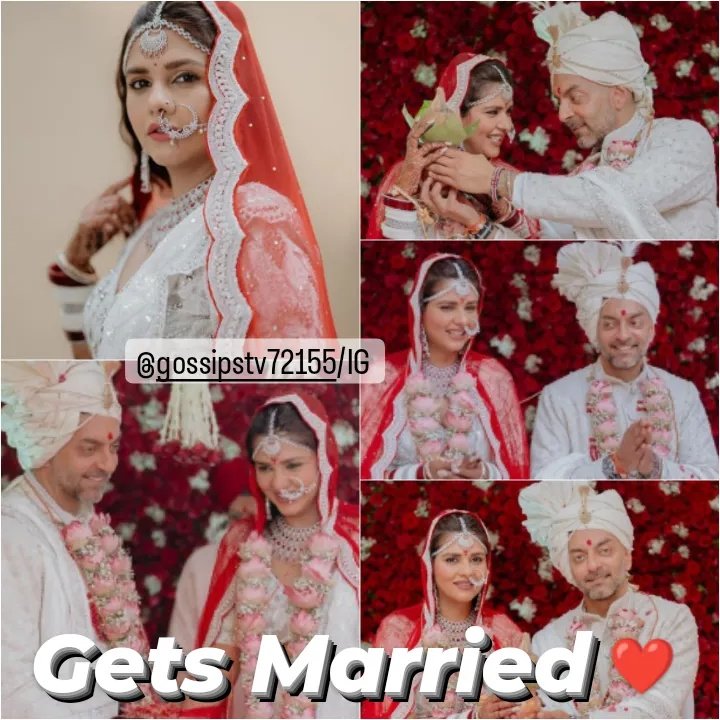 Wishing the lovely couple a very happy married life ahead!❤️

#DalljietKaur and #NikhilPatel are now married

@gossipstv72155