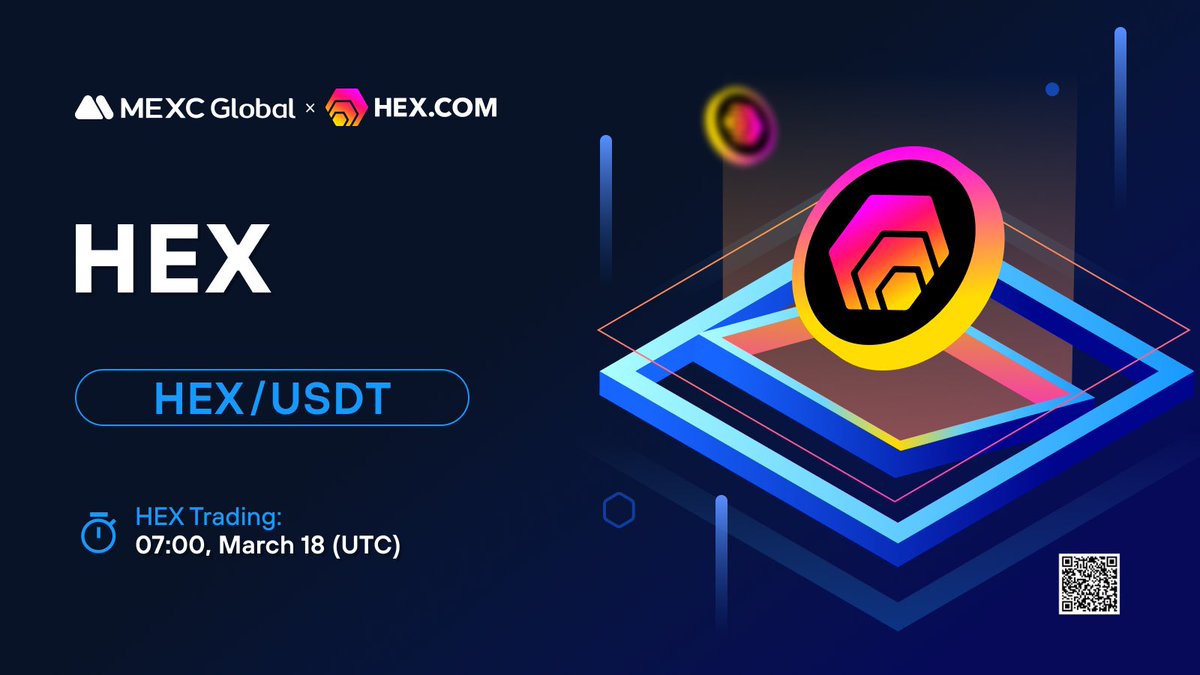HEX is now available on @MEXC_Global 🔥 Trade $HEX, the new type of  cryptocurrency that utilizes its Proof of Wait (PoWa) protocol, on #MEXC 👇  https://t.co/SprebT2S5o