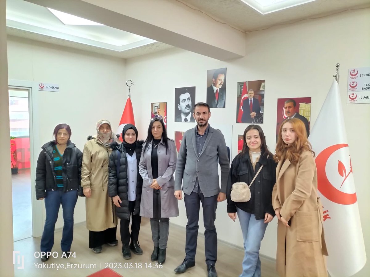 İl kadın kolları başkanımız ve yönetimiyle istişarede bulunduk.