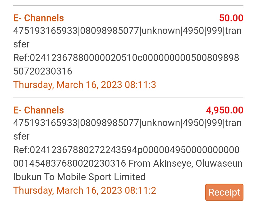 sheunpius's tweet photo. @gtbank gtb pls help me refund this transaction, it has been pending since 2days nw https://t.co/vrdFr74MVC