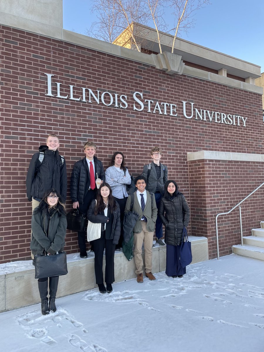 Ready for Day 2 of IHSA Debate!!