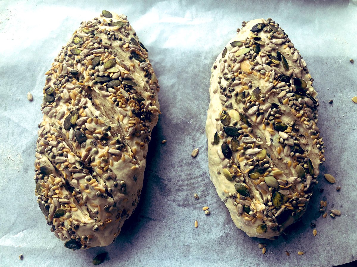 angelagill501's tweet image. A quick Brunch while I wait for these multi seed bloomers to prove! #brunch #weekend #breadmaker